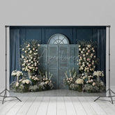 Aperturee - Aperturee Elegant Floral Sweet And Lovely Wedding Backdrop